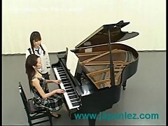 Piano instructor fucks her young student