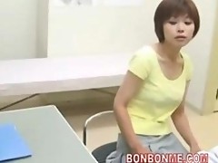 pregnant office lady be fucked by dofctor to..