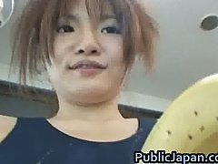 Miku Tanaka Hot Asian doll likes public part6