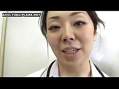 Busty Japanese Girl Gives Some Special Attention To Her Patient