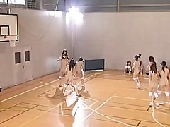 Naked amateur asian schoolgirls playing basketball